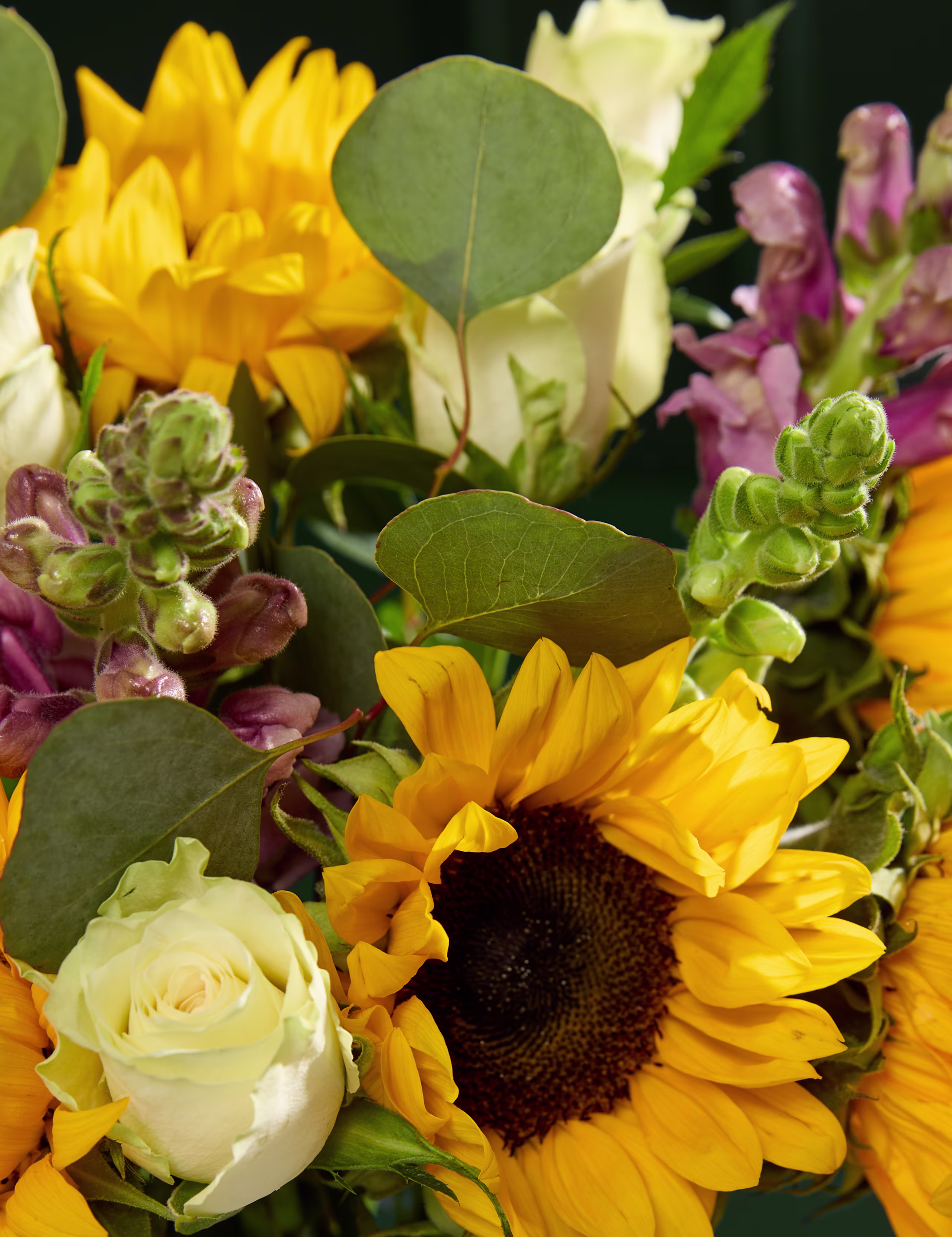 Ayçiçeği & Gül Buketi